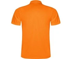 Roly Trumpų rankovių techniniai polo marškinėliai MONZHA Fluoro oranžinė
