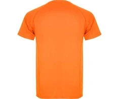 Roly Trumpų rankovių techniniai reglano marškinėliai MONTECARLO Fluoro oranžinė
