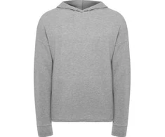 Roly Unisex džemperis su gobtuvu iš lengvo audinio MANASLU Heather pilkas