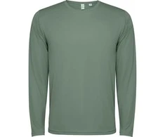 Roly Unisex ilgarankoviai techniniai marškinėliai ESTORIL L/S Laurel žalias