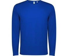 Roly Unisex ilgarankoviai techniniai marškinėliai ESTORIL L/S Karališkai mėlyna