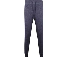 Roly Unisex ilgos kelnės su rankogaliais ant klešnių IRIA Heather denim