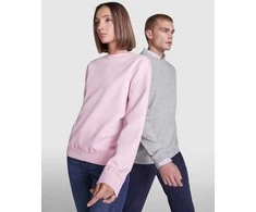 Roly Unisex megztinis iš ekologiškos šukuotos medvilnės ir perdirbto poliesterio BATIAN Šviesiai rožinė