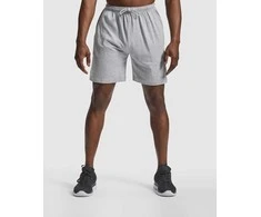 Roly Unisex šortai su kišenėmis ir reguliuojamu juosmeniu SPORT Heather pilkas