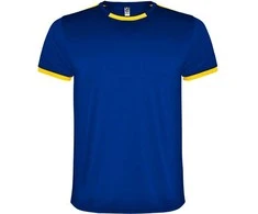 Roly Unisex sportinis komplektas: 2 marškiniai + 1 šortai RACING Geltona/karališka mėlyna