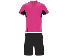 Roly Unisex sportinis komplektas iš trijų audinių derinio BOCA Fukšijos/juoda