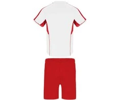 Roly Unisex sportinis komplektas iš trijų audinių derinio BOCA Balta/raudona