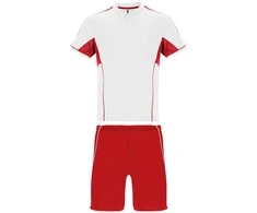 Roly Unisex sportinis komplektas iš trijų audinių derinio BOCA Balta/raudona