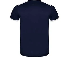 Roly Unisex sportinis komplektas, kurį sudaro 2 marškinėliai + 1 pora šortų RACING Balta/tamsi mėlyna