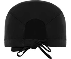 Roly Unisex šveitimo kepuraitė su raišteliais MACIL Juoda