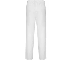Roly Unisex tiesaus kirpimo ilgos kelnės CARE Balta