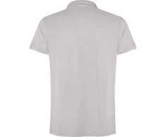 Roly Unisex trumpų rankovių polo marškiniai iš 100% medvilnės COBAIN Akmens pilka plausta