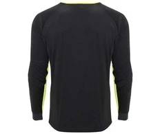 Roly Unisex vartininko marškinėliai PORTO Juoda/fluoro geltona