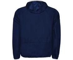 Roly Unisex vėjo striukė su gobtuvu ANGELO Tamsiai mėlyna