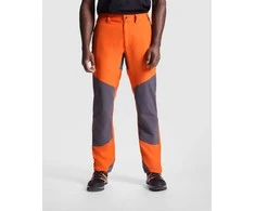 Roly Unisex žygio kelnės, kombinuotos iš dviejų audinių BONATI Vermilion oranžinis/dark lead