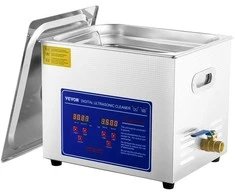 Vevor 10 l ultragarsinis valymo aparatas nerūdijantis plienas
