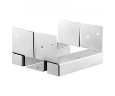 Vevor 10 vnt 6x6 post pagrindo inkarai betonui 139.5x141.5 mm