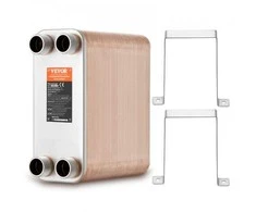 Vevor 100 plokštelių šilumokaitis 4*1-1/4" MNPT 5x12" 316L plienas