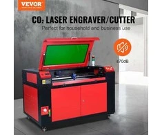 Vevor 100W CO2 lazerinis graviravimo įrenginys, 600x900 mm