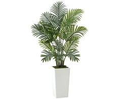 Vevor 121 cm dirbtinės arekos palmės su vazonu