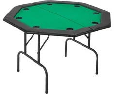 Vevor 1220 mm sulankstomas pokerio stalas 8 žaidėjams