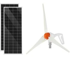 Vevor 12V 400W saulės ir vėjo energijos rinkinys