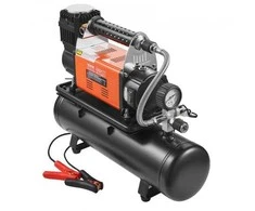 Vevor 12V nešiojamas oro kompresorius su 6L baku