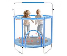 Vevor 138 cm batutas vaikams su tinklu viduje ir lauke