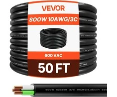 Vevor 15 m 10AWG varinis elektros laidas