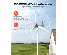 VEVOR 1500W 24V vėjo turbinos generatorius