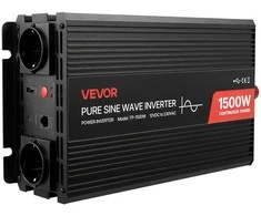 Vevor 1500W automobilinė maitinimo keitiklis