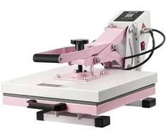 Vevor 15x15 cm rožinis termo presas