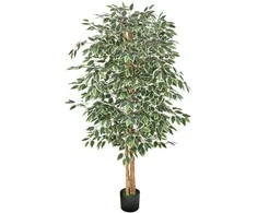 Vevor 180 cm dirbtinis fikusas su vazonu vidaus dekorui