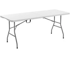 Vevor 180 cm sulankstomas plastikinis lauko stalas