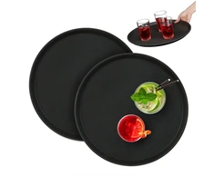 Relaxdays 2 apvalių gastro padėklų rinkinys Ø40cm