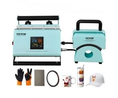 Vevor 2-in-1 kepurių ir puodelių termopresas
