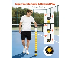 Vevor 2-in-1 teniso ir pickleball kamuoliukų laikiklis