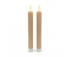 Relaxdays 2 LED kūginių žvakių rinkinys