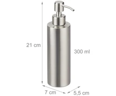Relaxdays 2 muilo dozatorių rinkinys 300ml