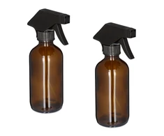 Relaxdays 2 rudų stiklinių purškiklių rinkinys 230ml