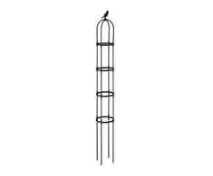Relaxdays 2 sodo obeliskų rinkinys 188 cm juodos spalvos