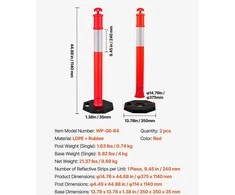 VEVOR 2 vnt 1140 mm eismo žymeklių kuolai