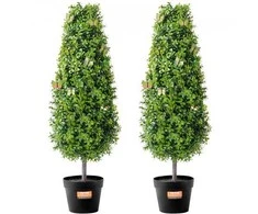 Vevor 2 vnt. 91 cm dirbtinis buksmedis