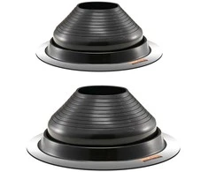 Vevor 2 vnt. metalinės stogo vamzdžių apsaugos 150-280 mm