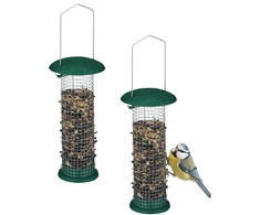 Kodustaar 2 žalių pakabinamų lesyklėlių paukščiams rinkinys