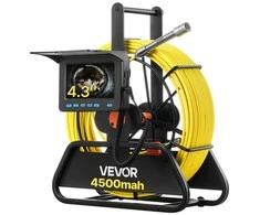 Vevor 20 m ilgio kanalizacijos kamera su LED