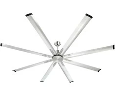 VEVOR 213 cm aliuminio lubų ventiliatorius be šviesos