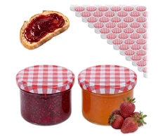 Relaxdays 220 ml twist-off stiklainių rinkinys