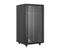 Vevor 22U tinklo spinta su stiklo durimis 600 mm