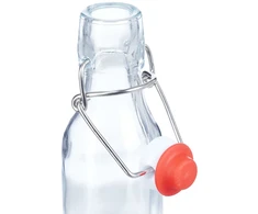 Relaxdays 24 buteliukų su užsegamu kamščiu rinkinys 100 ml